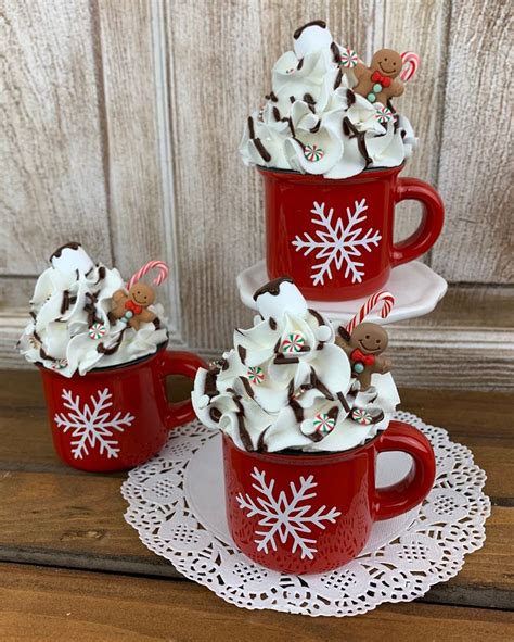 fake hot chocolate mugs